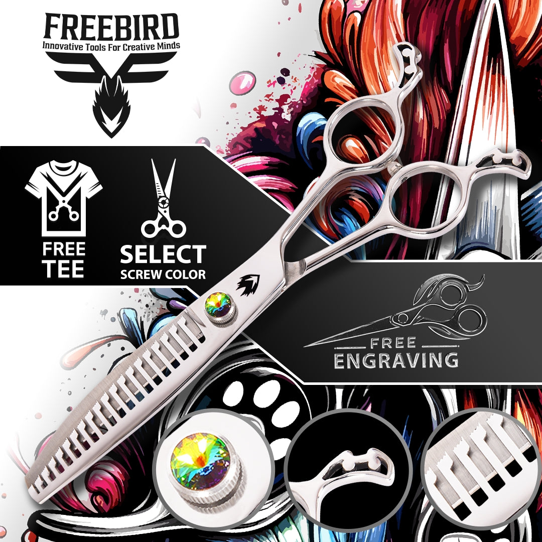 Perfect Curve Thinner & Chunking Shears  7” | Professional Grooming Shears