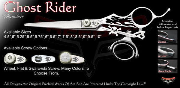 Ghost Rider Double Swivel Thumb Signature Hair Shears