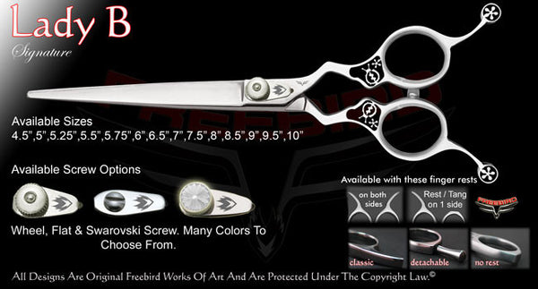 Lady B Straight Signature Grooming Shears