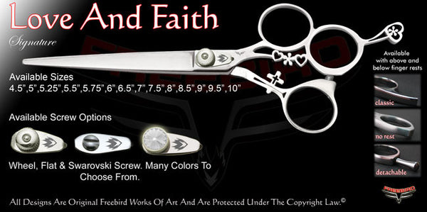 Love And Faith 3 Hole Signature Grooming Shears