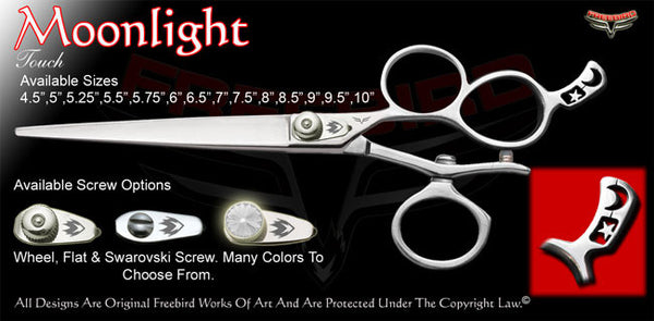 Moonlight 3 Hole V Swivel Touch Grooming Shears