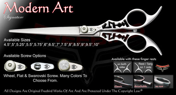 Modern Art Straight Signature Grooming Shears