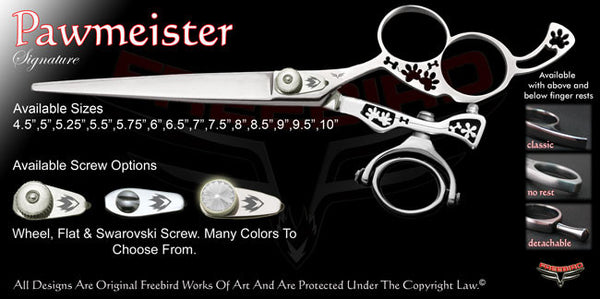 Pawmiester Hole Double Swivel Thumb Signature Grooming Shears