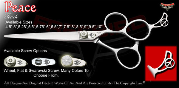 Peace 3 Hole Touch Grooming Shears