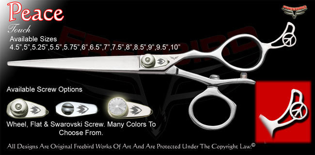 Peace V Swivel Touch Grooming Shears