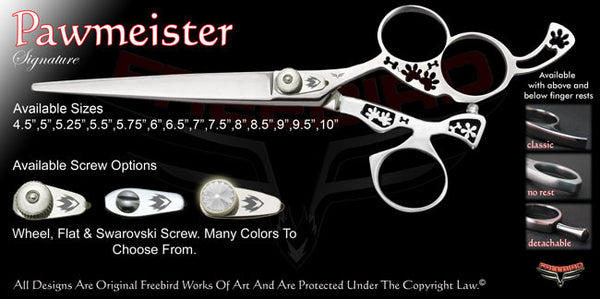 Pawmeister 3 Hole Swivel Thumb Signature Grooming Shears