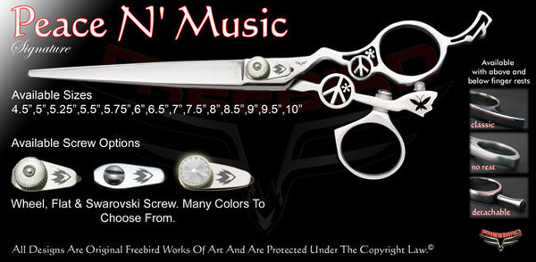 Peace N Music Swivel Thumb Signature Grooming Shears