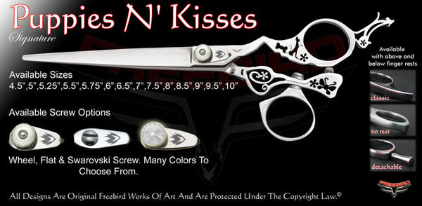 Puppies N Kisses Swivel Thumb Signature Grooming Shears