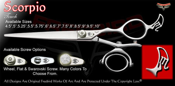 Scorpio Double V Swivel Touch Grooming Shears