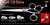 Skull Of Elvis 3 Hole V Swivel Touch Grooming Shears