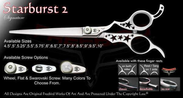 Starburst 2 Straight Signature Grooming Shears