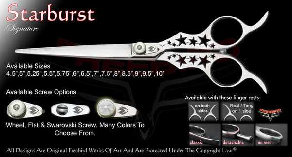 Starburst Straight Signature Grooming Shears