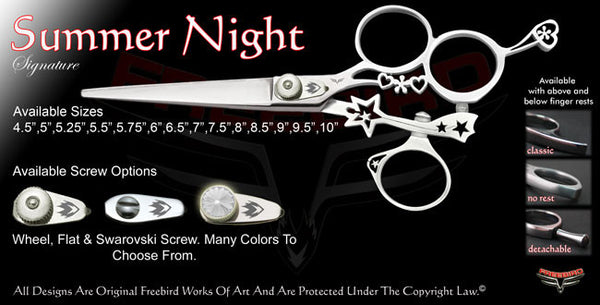 Summer Night 3 Hole Swivel Thumb Signature Hair Shears