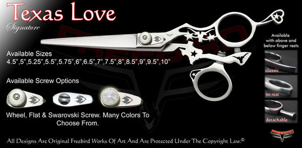 Texas Love Swivel Thumb Signature Hair Shears