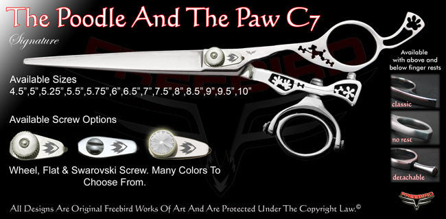 The Poodle And The Paw C7 Double Swivel Thumb Signature Hair Shears