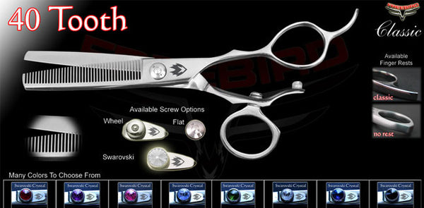 V Swivel 40 Tooth Thinning Shears