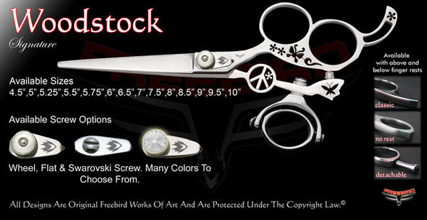 Woodstock 3 Hole Double Swivel Thumb Signature Hair Shears