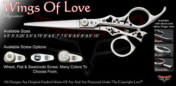 Wings Of Love Swivel Thumb Signature Hair Shears