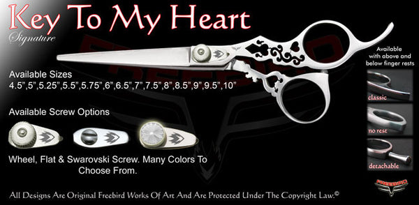 Key To My Heart Signature Hair Shears