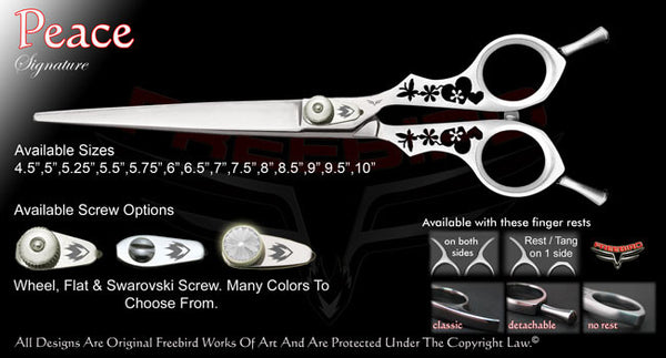 Peace Straight Signature Grooming Shears