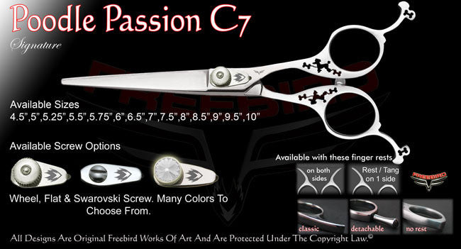 Poodle Passion C7 Straight Signature Hair Shears